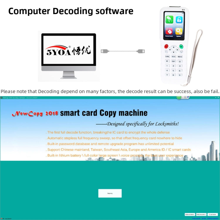 ICOPY5 Multi-frequency ID Card Reader ICOPY5 Multi-frequency ID Card Reader